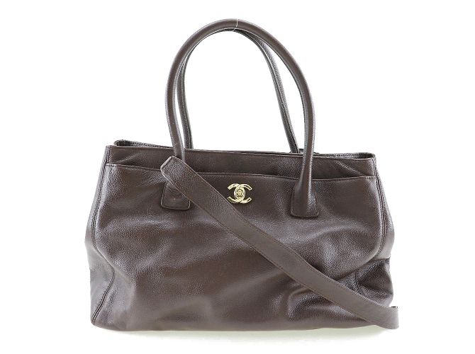 Executive Chanel Sacola executiva CC A15206 Marrom