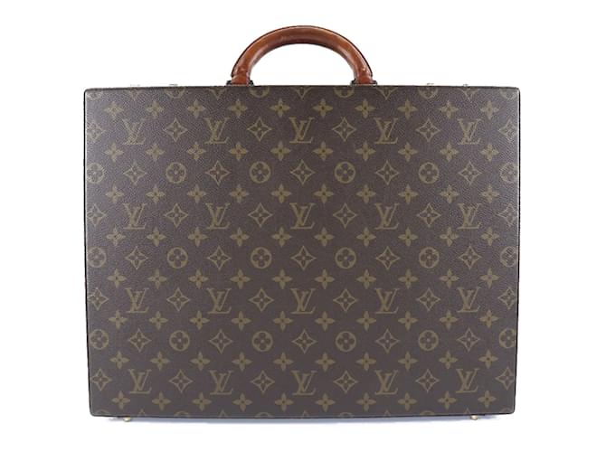 Louis Vuitton Monogram  Crusher Business Bag M53124 Brown Cloth  ref.1116076