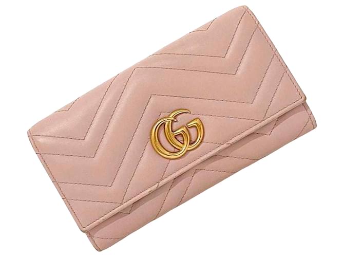Gucci GG Marmont Cuir Rose  ref.1116148