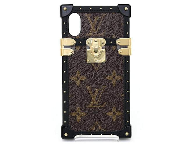 Louis Vuitton Iphone Case Brown Cloth  ref.1116225