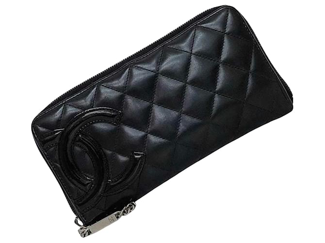Chanel Cambon Black Leather  ref.1116479