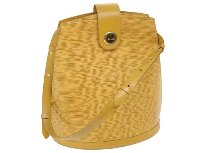 LOUIS VUITTON Epi Cluny Shoulder Bag Yellow M52259 LV Auth ep2094 Leather  ref.1116607