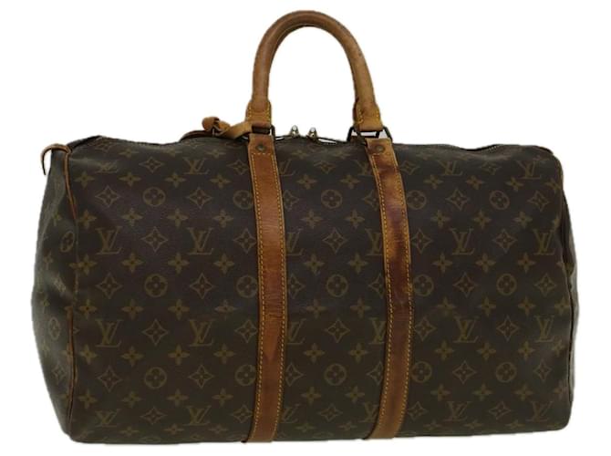 Louis Vuitton Monograma Keepall 45 Boston Bag M41428 Autenticação de LV 58329 Lona  ref.1116667