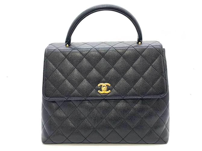 Chanel Coco Handle Black Leather  ref.1116719