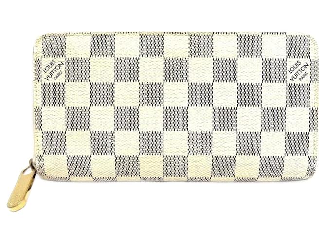 Louis Vuitton Zippy Wallet Toile Blanc  ref.1116863