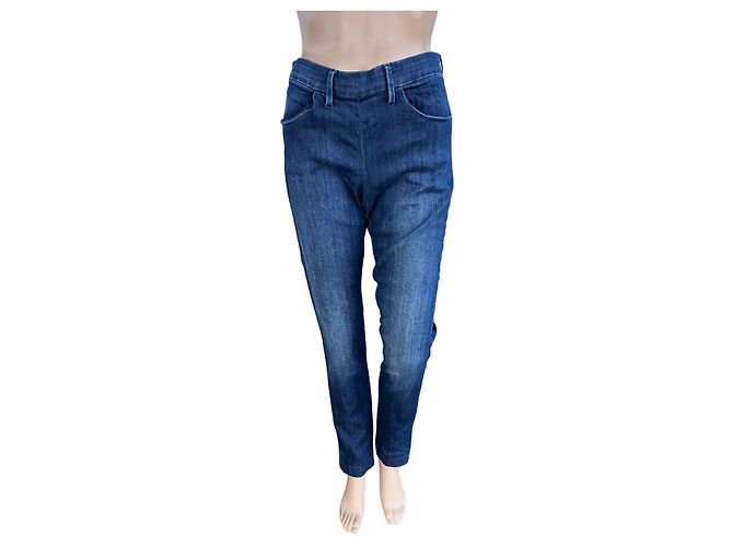 Vaqueros Acne Skin en denim azul
