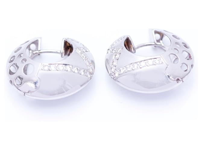 Autre Marque Gold Earrings with Diamonds White White gold  ref.1116907