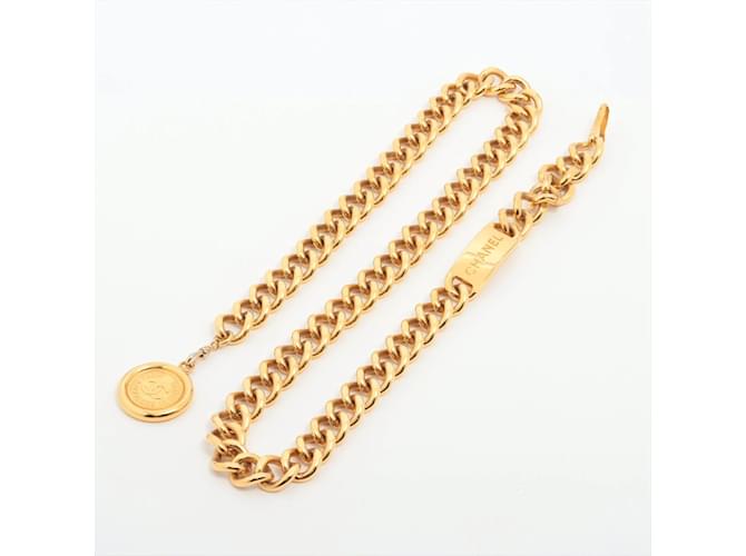 Chanel Medallion 31 Rue Cambon Chain Belt Gold Metal  ref.1116933
