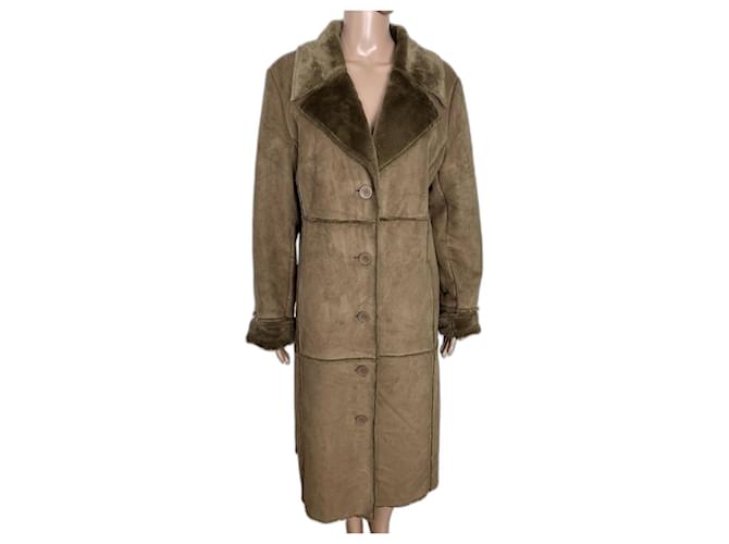 Autre Marque Coats, Outerwear Brown Polyester  ref.1117054