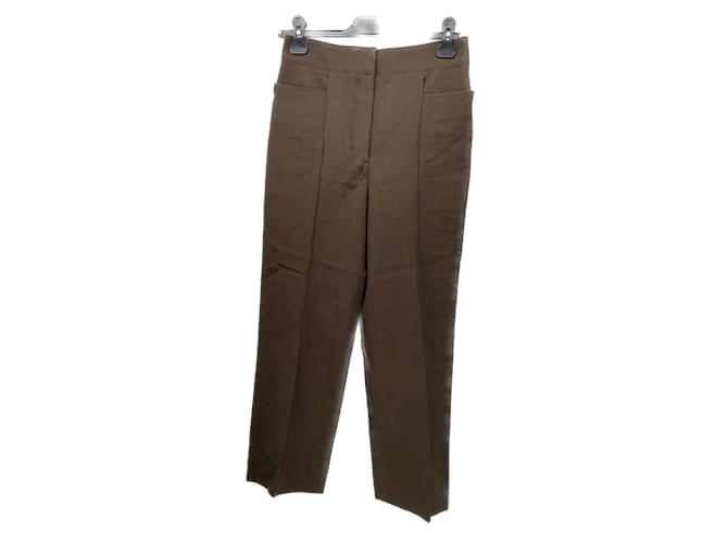 LEMAIRE Hose T.fr 34 Wolle Braun  ref.1117066
