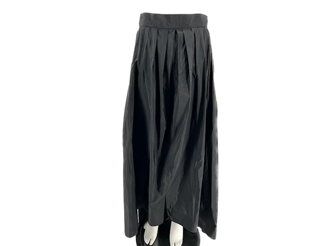 MAX MARA  Skirts T.fr 46 cotton Black  ref.1117079