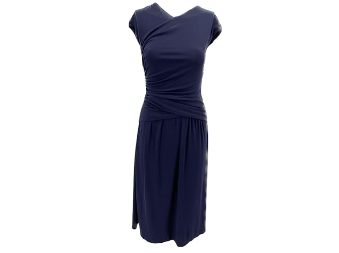 Autre Marque THE FOLD  Dresses T.Uk 6 Polyester Navy blue  ref.1117084
