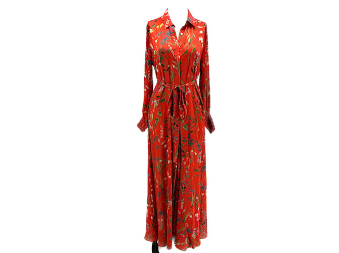 ALEXIS Robes T.International L Polyester Rouge  ref.1117096