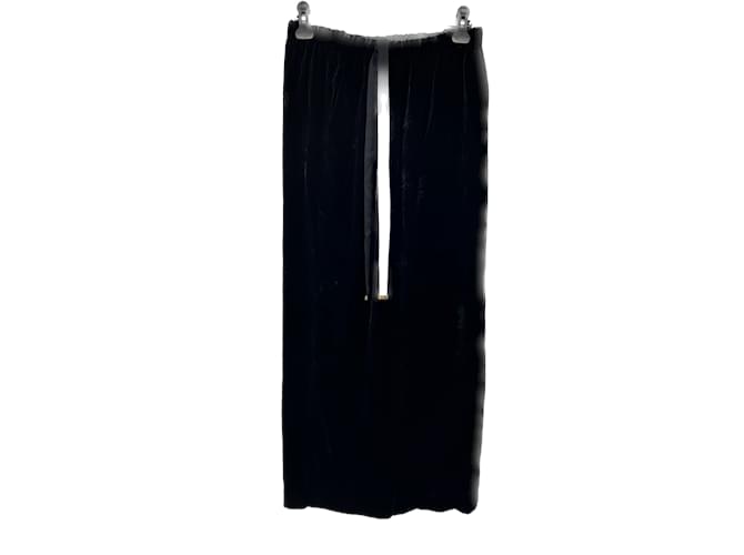 GUCCI  Trousers T.it 44 velvet Black  ref.1117098