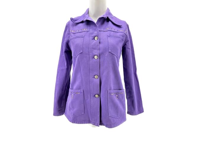 Autre Marque PALOMA WOOL  Jackets T.International S Cotton Purple  ref.1117104