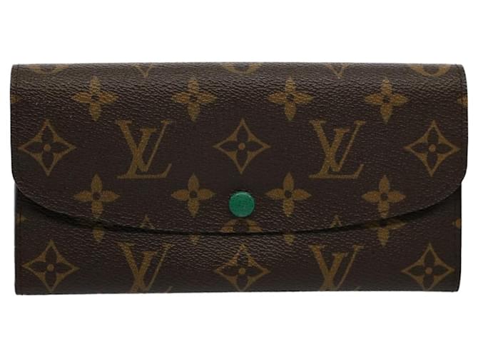 Louis Vuitton Portefeuille Emilie Brown Cloth  ref.1117383
