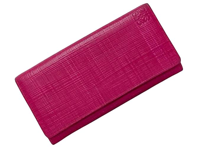Loewe Linen Pink Leather  ref.1117570