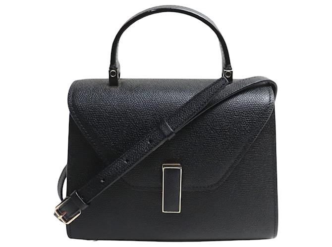 Valextra Iside Cuir Noir  ref.1117591