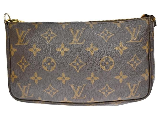 Louis Vuitton Pochette Accessoires Brown Cloth  ref.1117688
