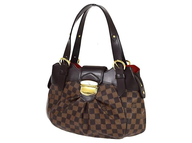 Louis Vuitton Sistina Brown Cloth  ref.1117814