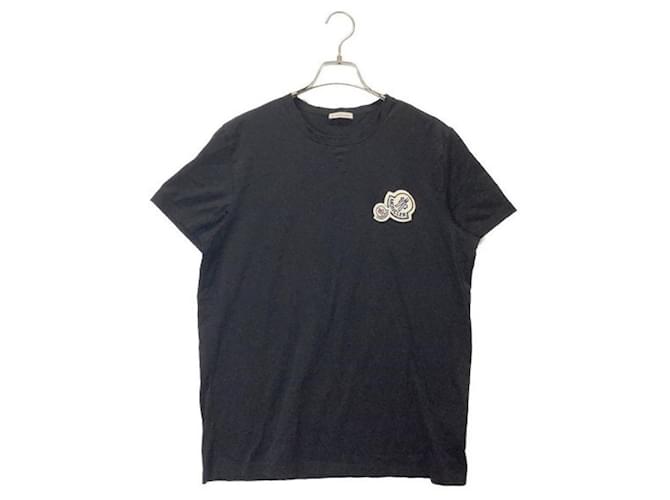 Moncler Camisetas Negro Algodón  ref.1117819