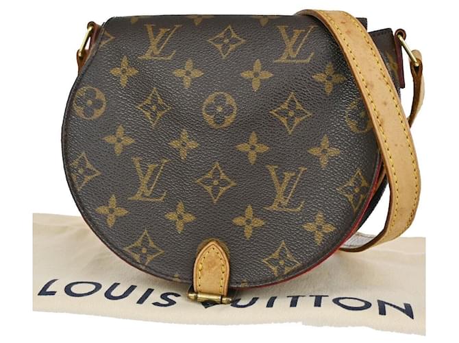 Pandeiro Louis Vuitton Marrom Lona  ref.1117821