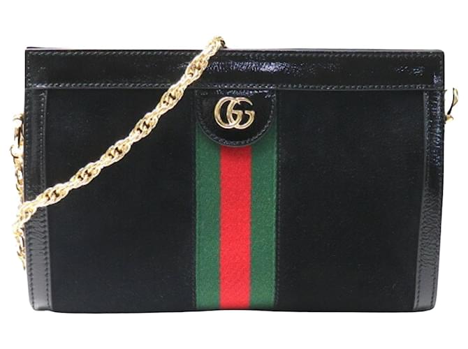 Gucci Ophidia Black Suede  ref.1117837