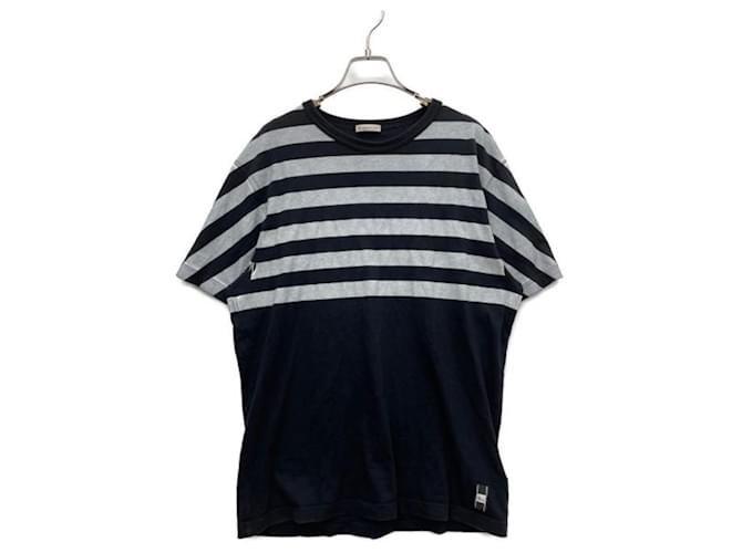 Moncler Shirts Black Grey Cotton  ref.1117871