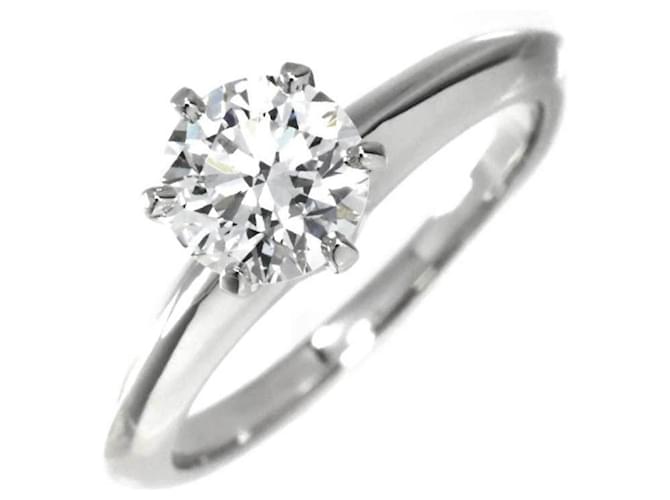 Tiffany & Co Solitaire Silber Platin  ref.1117883