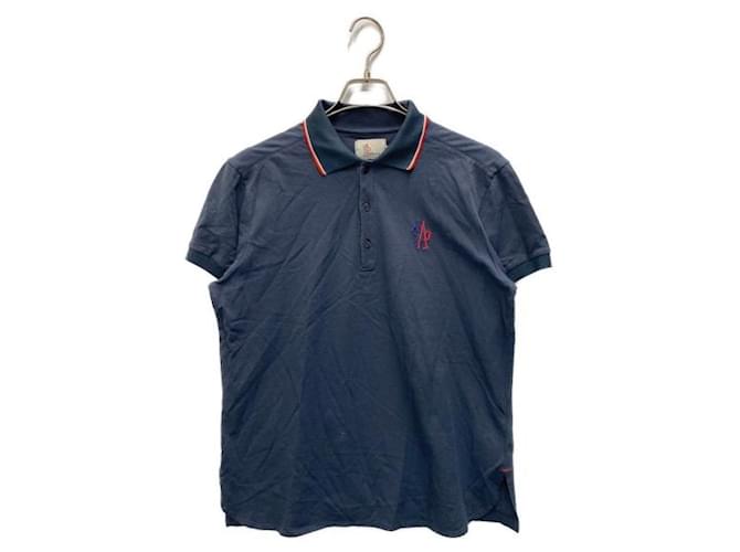 Moncler Shirts Navy blue Cotton  ref.1117997