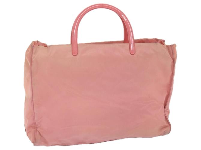 PRADA Hand Bag Nylon Pink Auth ep2122  ref.1118032