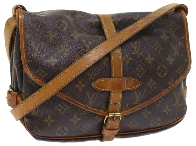 Louis Vuitton Monogram Saumur 30 Shoulder Bag M42256 LV Auth 57662 Cloth  ref.1118050