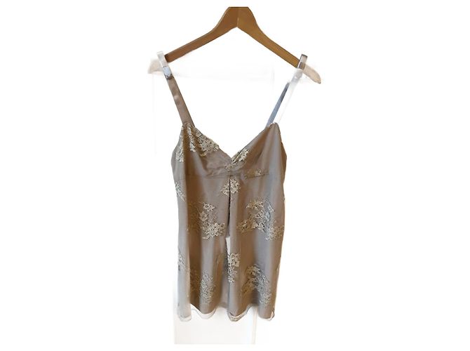 BURBERRY Tops T.IT 42 Viscose Beige