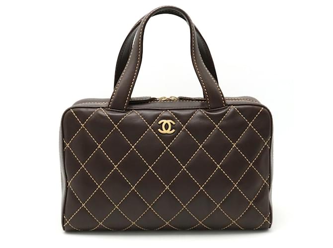Chanel - Brown Leather  ref.1118332
