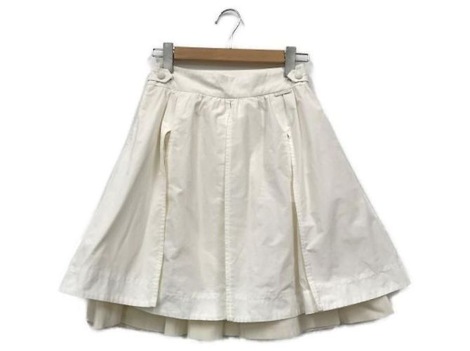Falda Moncler Blanca de Poliéster Blanco