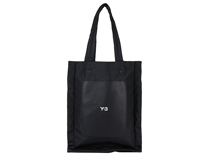 Y3 Sac Shopper Lux - Y-3 - Synthétique - Noir  ref.1118503