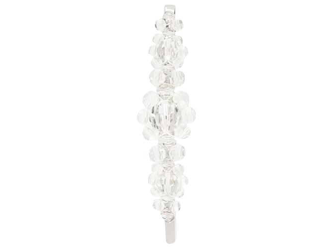 Large Flower Hair Clip  - Simone Rocha - Crystal - White  ref.1118524