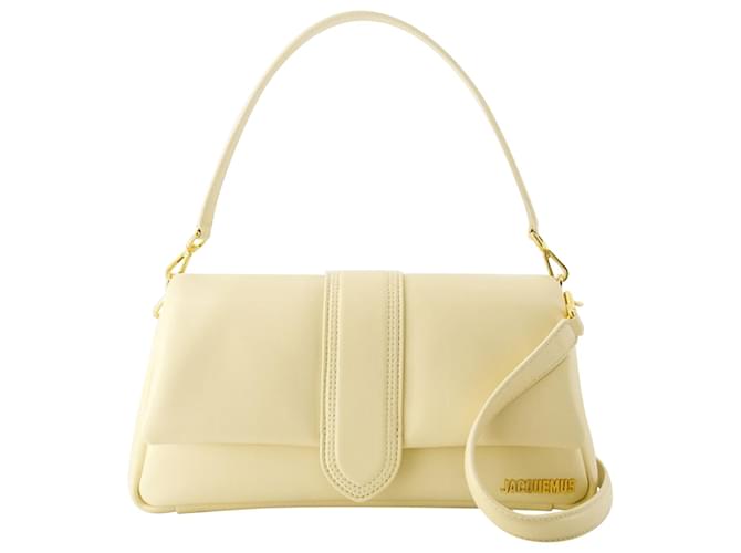 Le Bambimou Bag - Jacquemus - Leather - Ivory Beige  ref.1118539
