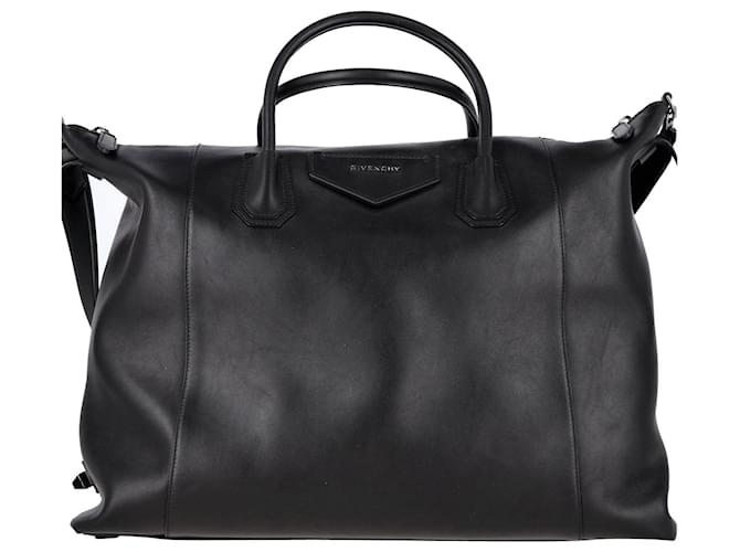 Große, weiche Antigona-Tasche von Givenchy aus schwarzem Leder  ref.1118559