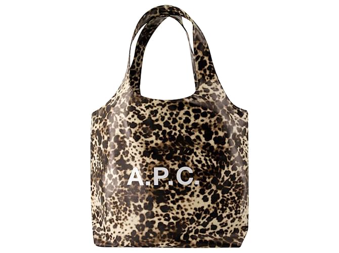 Apc Ninon Tote Bag - A.P.C. - Synthetic - Leopard Print  ref.1118570