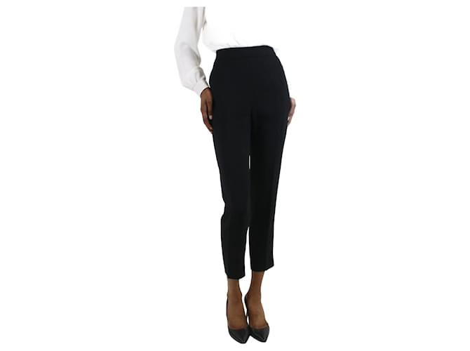 Etro Black high-rise tailored trousers - size IT 38  ref.1118652