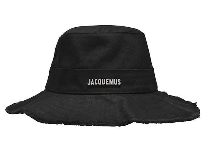 Chapeau Seau Artichaut - Jacquemus - Noir - Coton  ref.1118785
