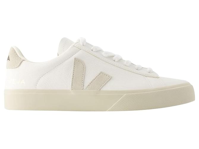 Campo Sneakers - Veja - Leather - White Suede Pony-style calfskin  ref.1118789