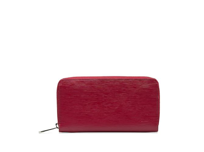 Louis Vuitton Epi Zippy Wallet M60305 Red Leather  ref.1118886