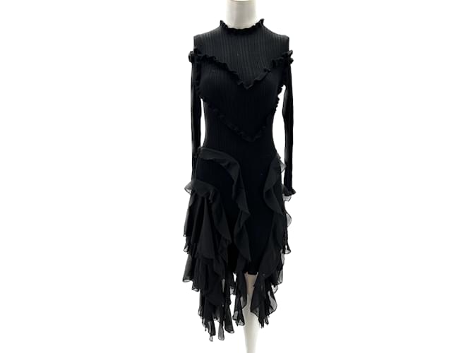 DESIGUAL  Dresses T.International S Viscose Black  ref.1119007