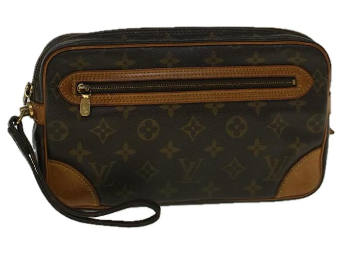 LOUIS VUITTON Monograma Marly Dragonne GM Clutch Bag M51825 Autenticação de LV 58500 Lona  ref.1119115