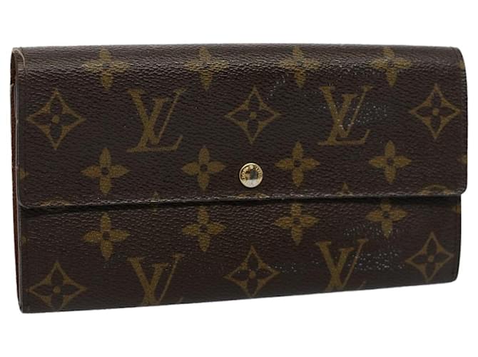 LOUIS VUITTON Monogram Portefeuille Sarah Long Wallet M60531 LV Auth bs9458 Cloth  ref.1119140