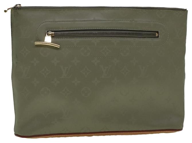 LOUIS VUITTON Monograma Titânio Pochette Cosmos Bolsa Cinza M63240 Autenticação de LV 58193  ref.1119161