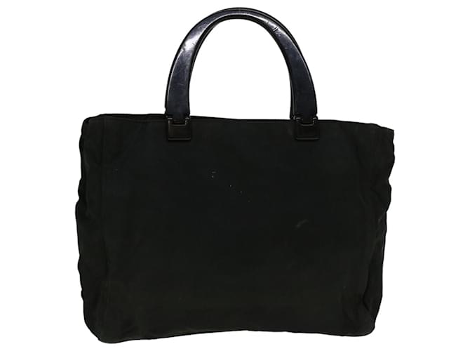 PRADA Hand Bag Nylon Black Auth 57311  ref.1119165