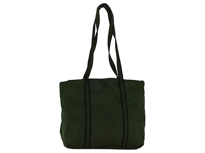 PRADA Shoulder Bag Nylon Khaki Auth 57383  ref.1119193